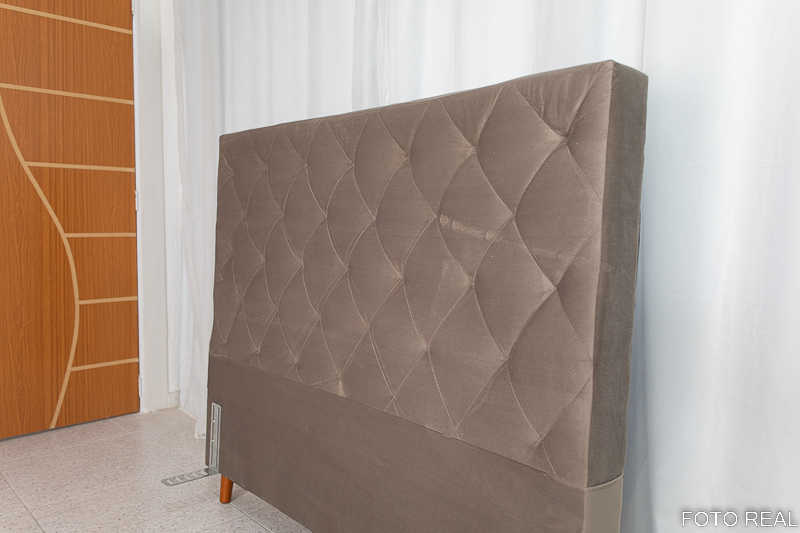 Cabeceira Casal Paris Sued Capuccino Larg. 1.40m - Imagem 2