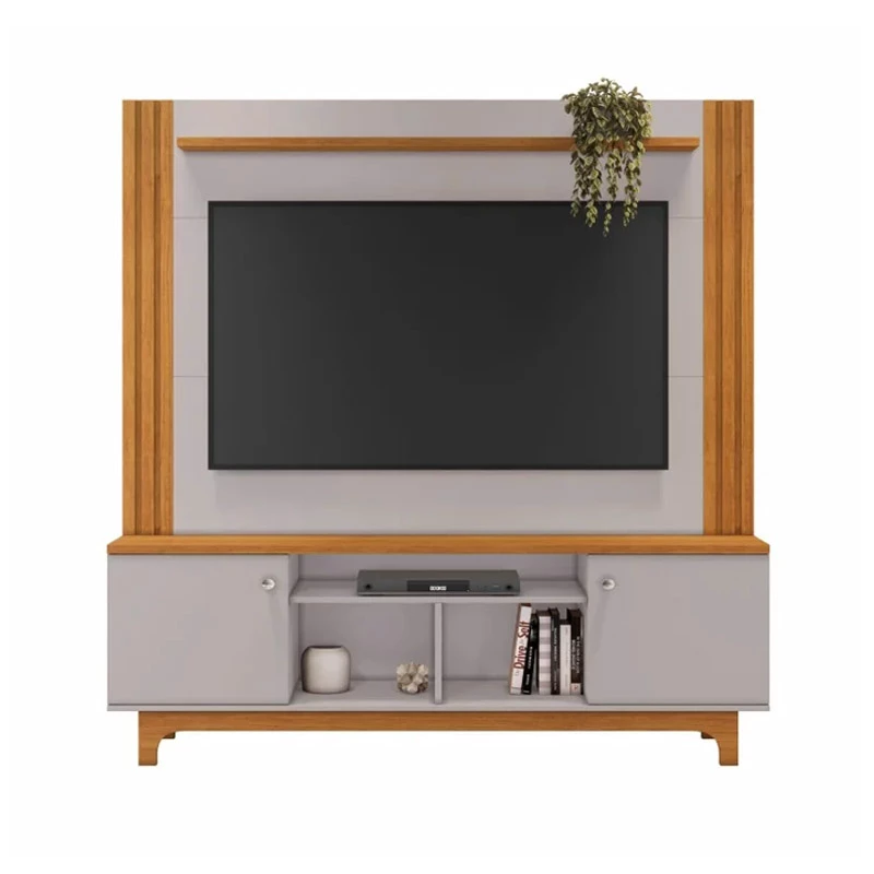 Home Bálsamo Com Detalhe Ripado Larg. 1.50m Cinamomo/Off White JCM - Imagem 5