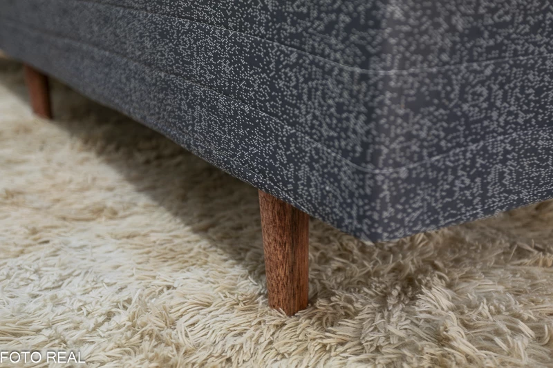 Box Madrid Cinza + Colchão Casal Madrid Euro Molas Ensacadas 138x188x70 Umaflex - Imagem 3