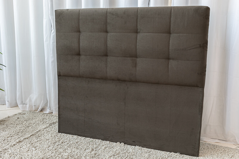 Cabeceira Casal Veneza Sued Marrom - Largura 1.40m