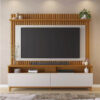 Home NT 1340 Ripado Larg. 1.83m Para TV até 65 Polegadas Freijó/Off Notável