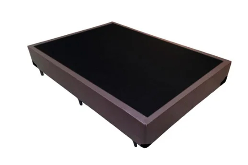Base Box + Colchão Molas Superlastic Casal Classic Marrom 188×138 x 62 Anjos - Imagem 2