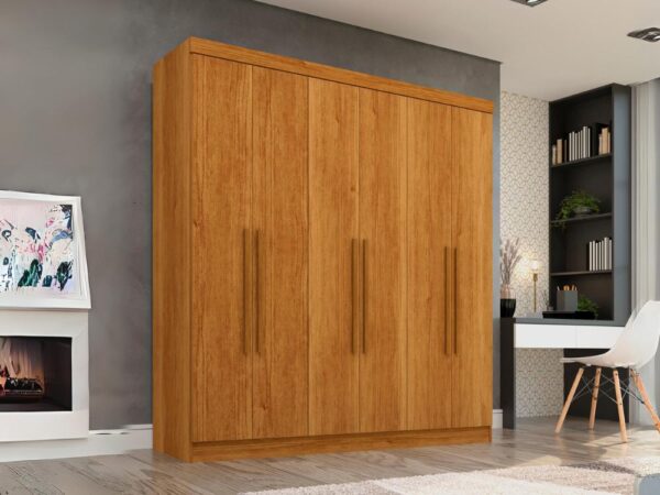 Guarda-Roupa Recife 6 portas e 2 gavetas – Cinamomo