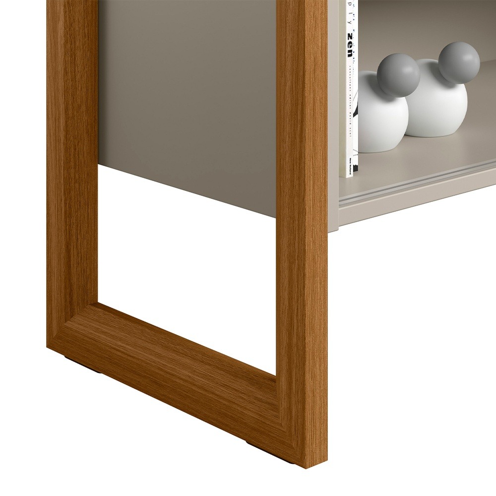 Rack até 55″ Gold Nature/Off White – LINEA BRASIL - Imagem 3