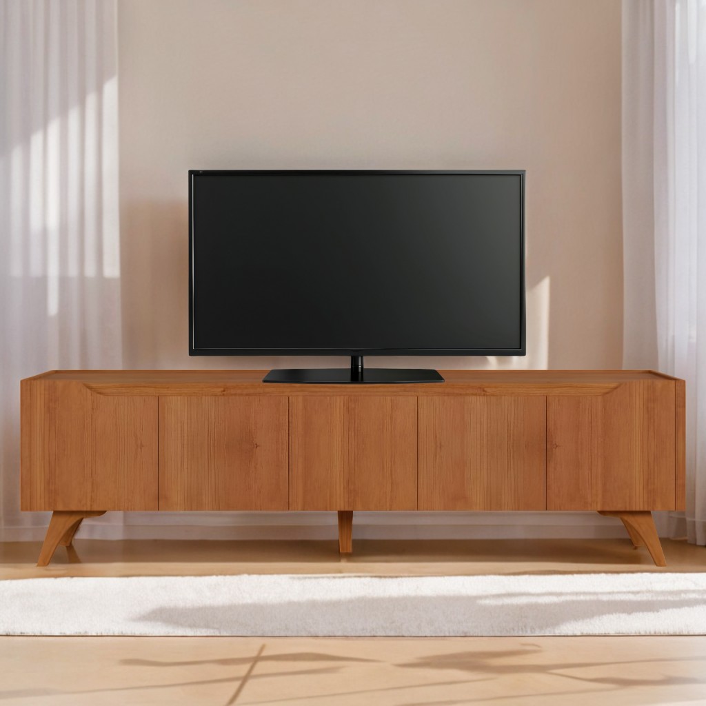 Rack até 75″ Atenas Larg. 2.20m Naturale – MAVAULAR - Imagem 2