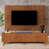 Painel Ripado até 75″ Versátilis Larg. 2.17m + Rack Atenas 2.20m Naturale – MAVAULAR