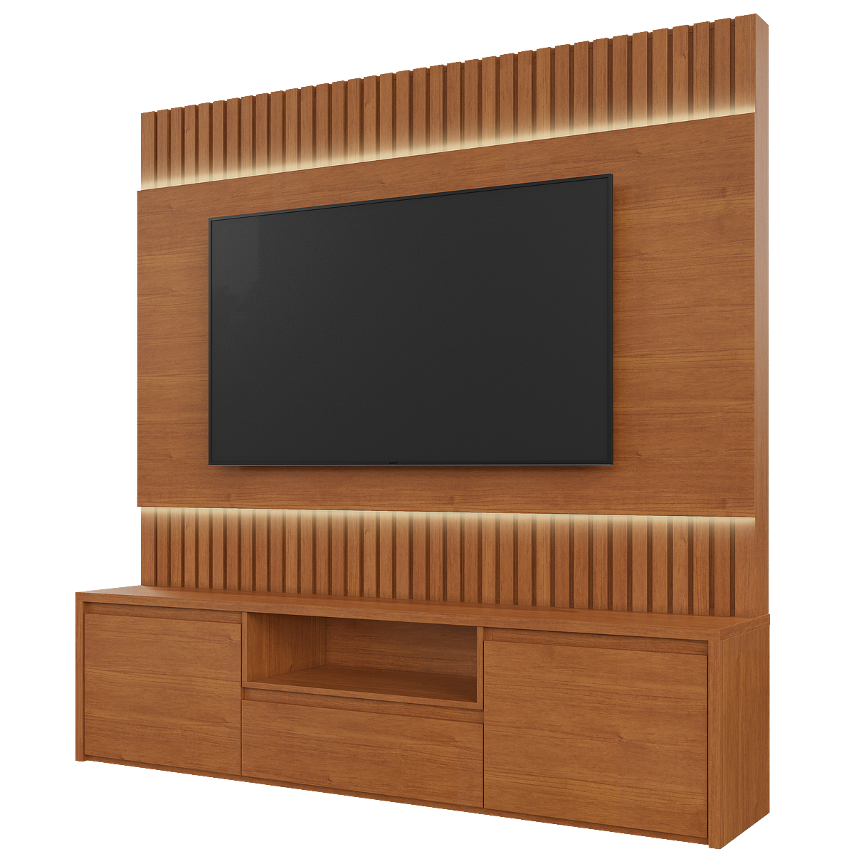 Home até 58″ Aurora Larg. 1.80m 100% MDF Naturale – MAVAULAR - Imagem 2