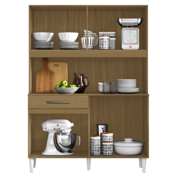 Alternative view of Kit Cozinha 8 Portas Cleo Larg. 1.21m Atacama/Off White – ARAMÓVEIS