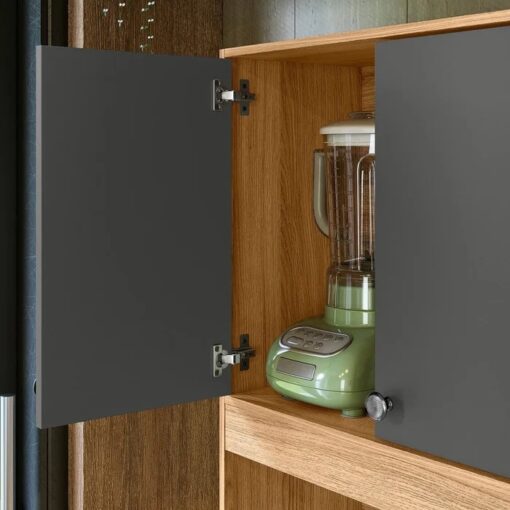 Kit Cozinha Erva Doce Larg. 0.90m Freijó/Chumbo – NICIOLI - Imagem 4