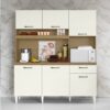 Kit Cozinha Siena Larg. 1.60m Atacama/Off White – ARAMÓVEIS