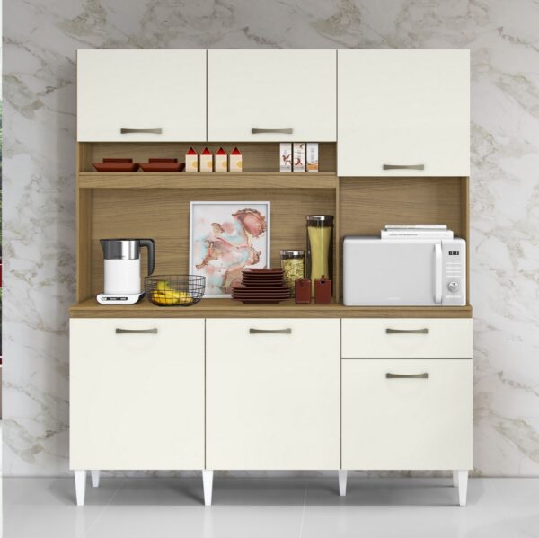 Kit Cozinha Siena Larg. 1.60m Atacama/Off White – ARAMÓVEIS