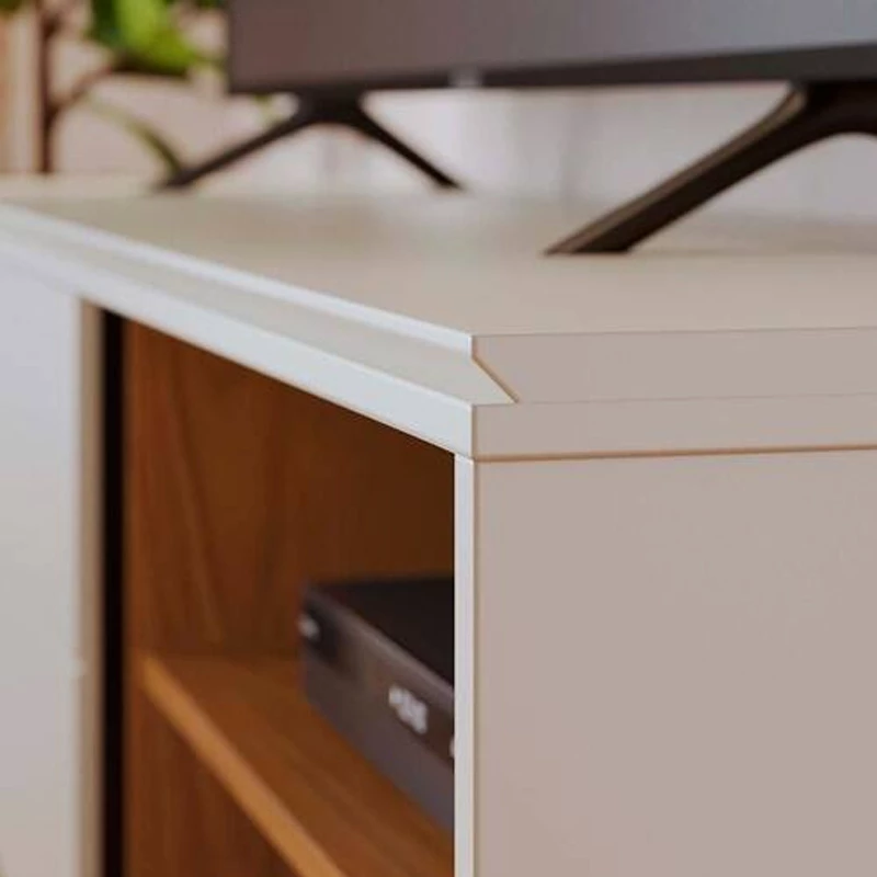 Rack Bancada Otawa Off/Freijó Para TV até 65 Polegadas Larg. 1.60m - Colibri - Imagem 3