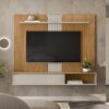Painel Home até 65″ Larg. 1.60m Friburgo Nature/Off White – LINEA BRASIL