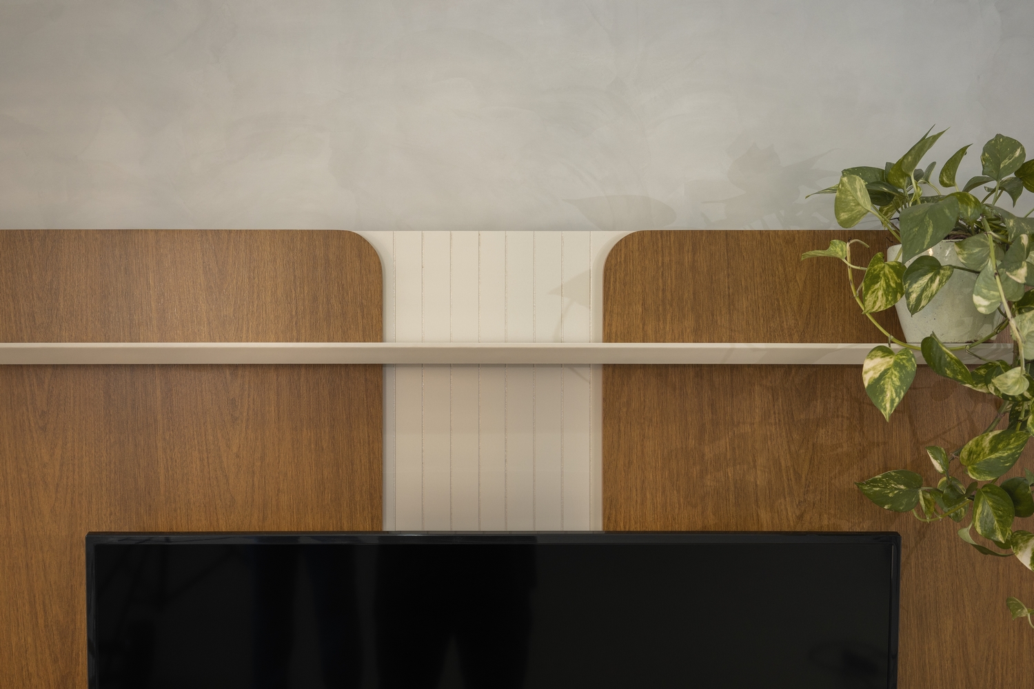 Painel Home até 65″ Larg. 1.60m Friburgo Nature/Off White – LINEA BRASIL - Imagem 4