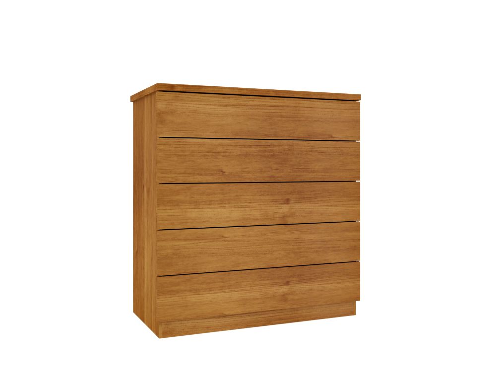 Cômoda Premium 5 Gavetas Larg. 0,86m - Cinamomo - Imagem 3